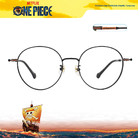 ONE PIECE |娜美-航海盜影 圓框眼鏡|花樣黑