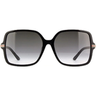 GUCCI | 古馳綠紅綠織帶大方框太陽眼鏡 | 典雅黑