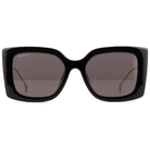 GUCCI | 精緻古典粗黑蝴蝶型太陽眼鏡 |古典黑金