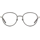 GUCCI | 藝術雙色細圓框眼鏡 |質感銀/玳瑁