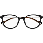 CHLOE | 漫步詩間方框眼鏡 | 黑銀 /琥珀