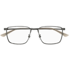 MONTBLANC | 自在之境長方框眼鏡 | 銀灰/咖