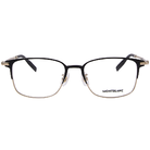 MONTBLANC | 藝術寂語長方框眼鏡 |漸層黑金