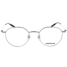 MONTBLANC | 輕文藝風多邊框眼鏡 | 靜謐銀