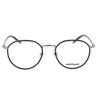 MONTBLANC | 逸韻華光細圓框眼鏡 | 質感黑銀