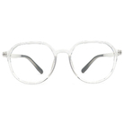 FORECO | 簡約小巧圓框眼鏡 | 清透白/灰