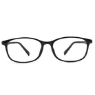 FORECO | 機智伶俐長方框眼鏡 | 鋼質黑