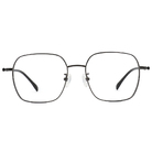 FORECO | 冷感工業風大方框眼鏡 | 冷茶黑