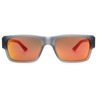 PUMA | 潮流設計長方框太陽眼鏡 | 消光銀