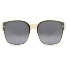 SUPER IDOL | 套鏡 | 領銜主角大方框太陽眼鏡 | 韓系米白