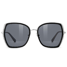 Helen Keller 瞬光時刻多邊貓眼框太陽眼鏡 月光灰