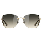 Helen Keller 晶嶼大方框太陽眼鏡 漸層茶色