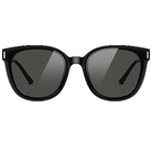 Helen Keller 輪廓感波士頓框太陽眼鏡 沉影黑