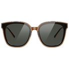 Helen Keller 單色時區大方框太陽眼鏡 午後棕