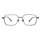 K-DESIGN動物聯萌 | 汪星樂園小配飾 長方框眼鏡 | 夜霧黑