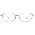 K-DESIGN動物聯萌 | 星爍貓掌掛飾 橢圓框眼鏡 | 星紗紫