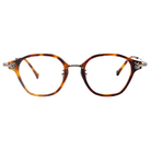 K-DESIGN動物聯萌 | 萌兔物語 多邊框眼鏡 | 琥珀棕