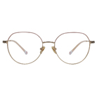 K-DESIGN動物聯萌 | 虎斑呢喃 多邊框眼鏡 | 玫瑰金