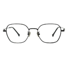 K-DESIGN動物聯萌 | 軟萌無尾熊 多邊框眼鏡 | 煙光黑