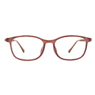 K-DESIGN動物聯萌 | 蹦蹦爪印 方框眼鏡 | 棗紅