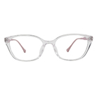 K-DESIGN動物聯萌 | 踩踩印記 方框眼鏡 | 晶透紫