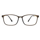 K-DESIGN動物聯萌 | 肉球日記 長方框眼鏡 | 蜜糖棕