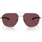 Ferrari法拉利 | 銀韌曜紅飛官框太陽眼鏡 | 銀X紅