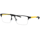 Ferrari法拉利 | 急速鋒芒長方框眼鏡 | 經典黑X黃