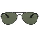 Ray Ban l 旅途人飛官框太陽眼鏡 | 玄曜黑X綠