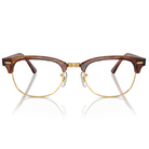 Ray Ban | 典藏眉框眼鏡 | 條紋咖