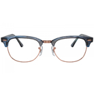 Ray Ban | 霓影眉框眼鏡 | 條紋藍