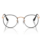 Ray Ban | 墨耀圓框眼鏡 | 黑X金