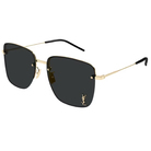 YSL | 巴黎剪影方框太陽眼鏡 | 金X黑