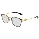GUCCI | 光耀傳奇方框眼鏡 | 黑X金
