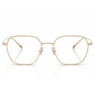 COACH | 純粹線條多邊框眼鏡 | 閃曜金