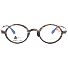 NEWTON︱純粹質序 圓框眼鏡︱紋理棕
