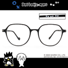 三麗鷗夢幻隊▪︎酷企鵝｜小情緒日記 多邊框眼鏡｜酷黑白