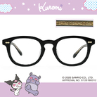 三麗鷗夢幻隊▪︎酷洛米｜迷人日常 梨圓框眼鏡｜純曜黑