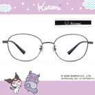 三麗鷗夢幻隊▪︎酷洛米｜搗蛋小甜心 圓框眼鏡｜淘氣紫