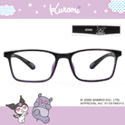 三麗鷗夢幻隊▪︎酷洛米｜舉重少女 長方框眼鏡｜霧黑紫