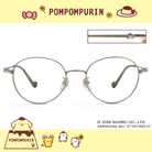 三麗鷗夢幻隊▪︎布丁狗｜午茶微甜 圓框眼鏡｜舒心綠