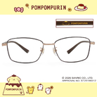 三麗鷗夢幻隊▪︎布丁狗｜奶黃布蕾 長方框眼鏡｜焦糖棕