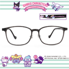 三麗鷗夢幻隊▪︎全體｜運動會大集合 方框眼鏡｜霧質黑