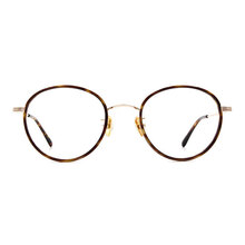 a/p lab▼時尚設計橢圓框眼鏡 玳瑁金