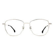 a/p lab▼時尚設計多邊框眼鏡 鋼質銀