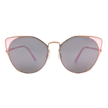 HORIEN 摩登女子菱格貓眼框太陽眼鏡  ☀ 絢爛紫