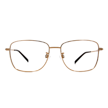 CHARMANT  雅緻紋雕大方框眼鏡 ▏華麗金