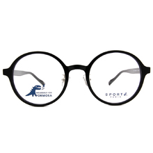 SPORT b.│調色盤經典標誌圓框眼鏡★專注黑