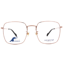 SPORT b.│沉穩學院風眼鏡大方框眼鏡★優雅金