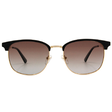 K-DESIGN 20▼義式線調眉框太陽眼鏡  古典金